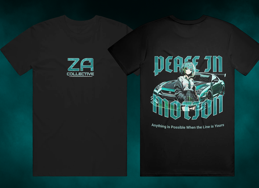 Peace In Motion- T-shirt