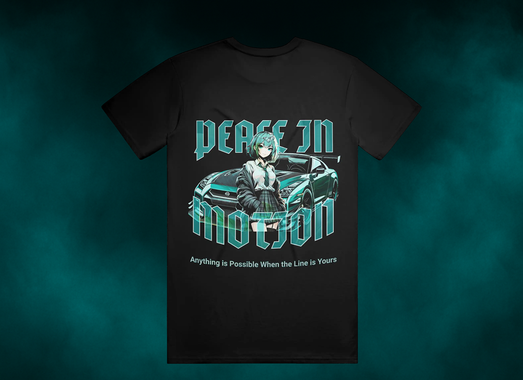 Peace In Motion- T-shirt