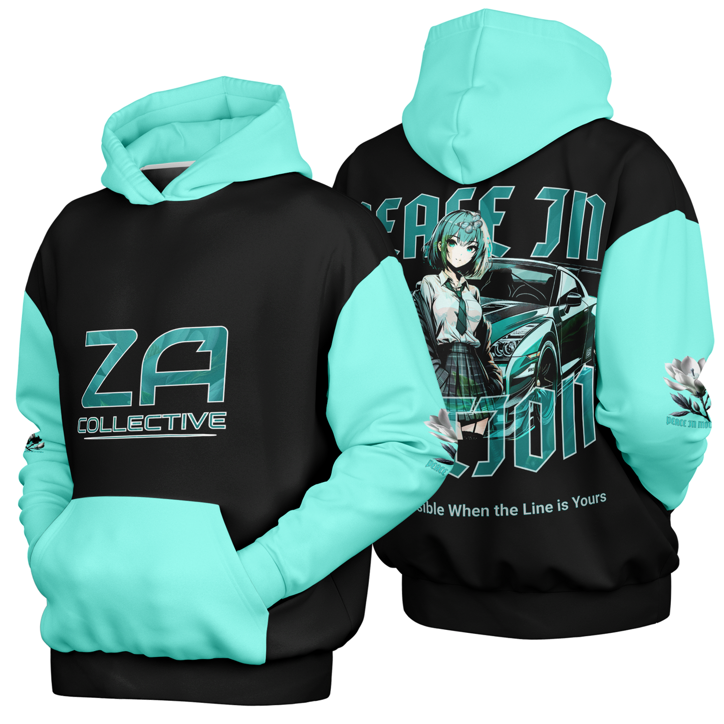 Peace In Motion- Heavyweight Hoodie AOP